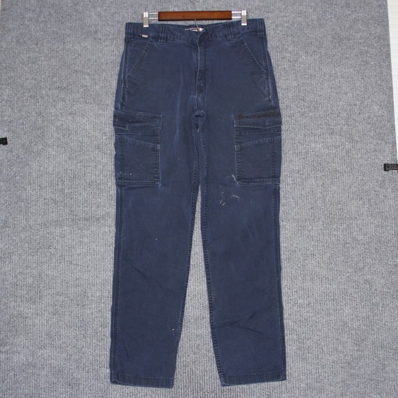Carhartt Other - Carhartt FR‎ Relaxed Fit Cargo Pants Men Navy Blue Flame Resistant Workwear W34